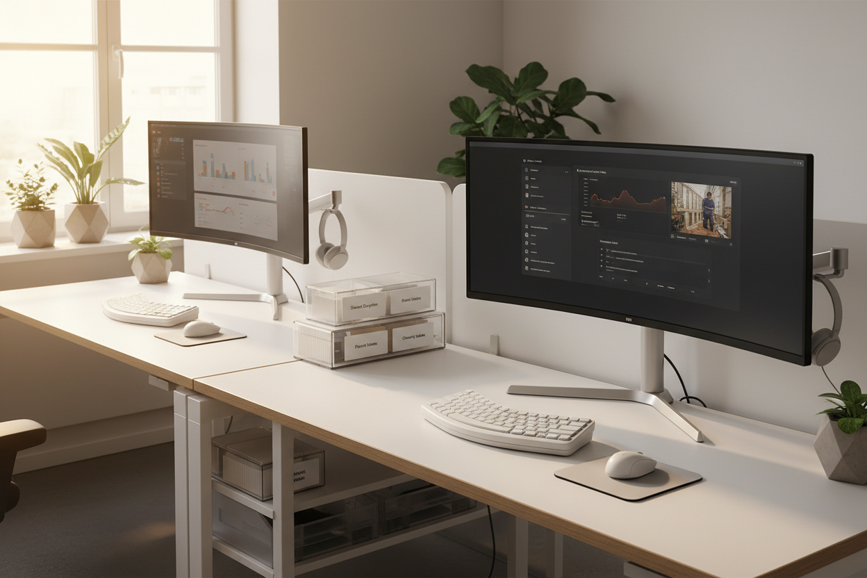 Desk Organization for Hybrid Teams