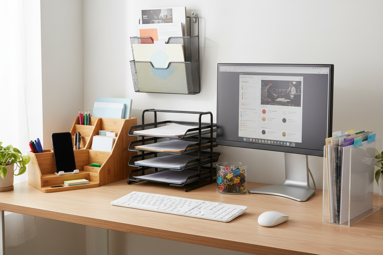 Desk Organization Layouts That Save Time
