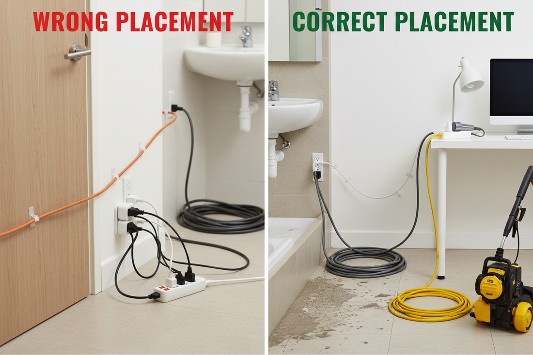 Extension Cord Placement Mistakes That Cause Safety Risks