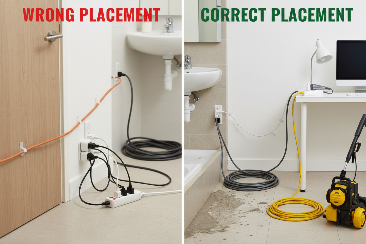 Extension Cord Placement Mistakes That Cause Safety Risks