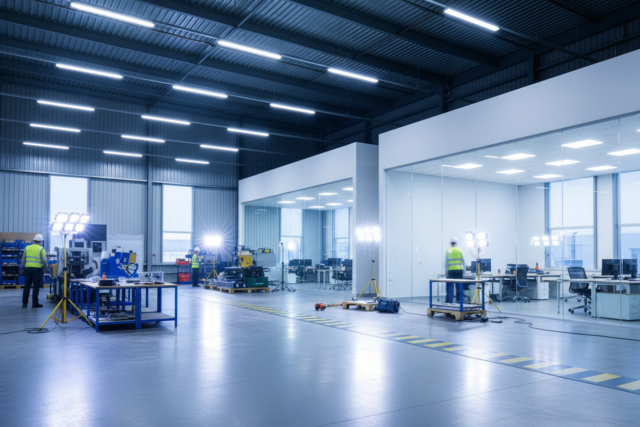Lighting Setup for Safer Work Environments