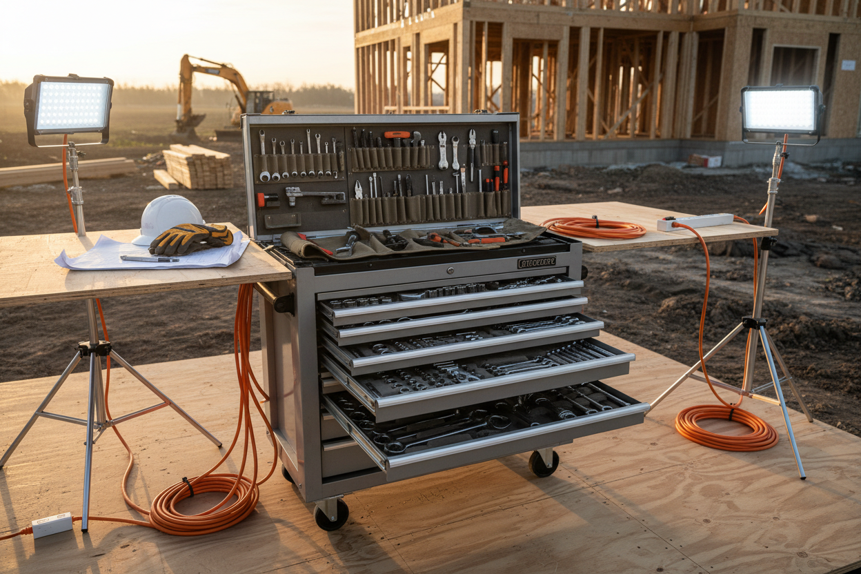 Job Site Equipment Setup for Faster Start Times