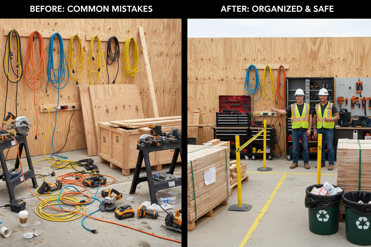 Job Site Setup Mistakes to Avoid