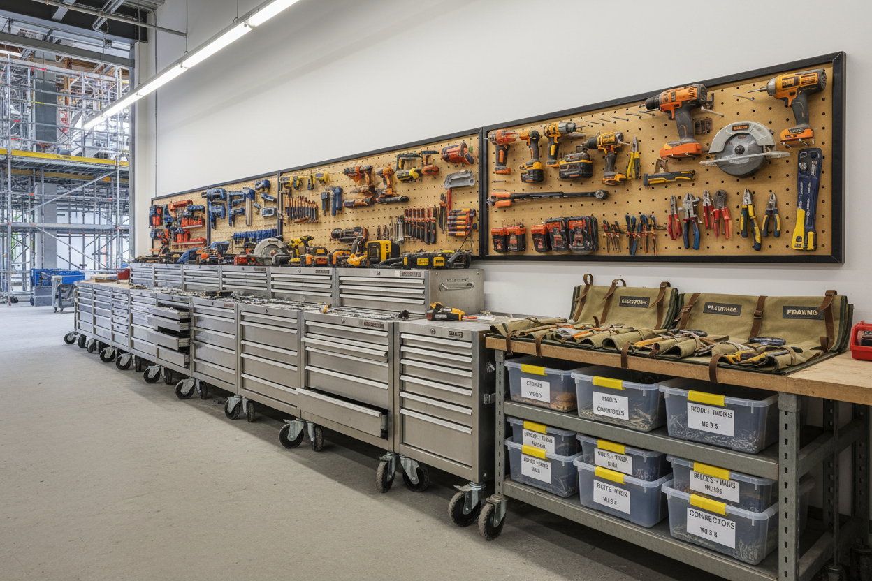 Tool Organization Methods for Large Job Sites
