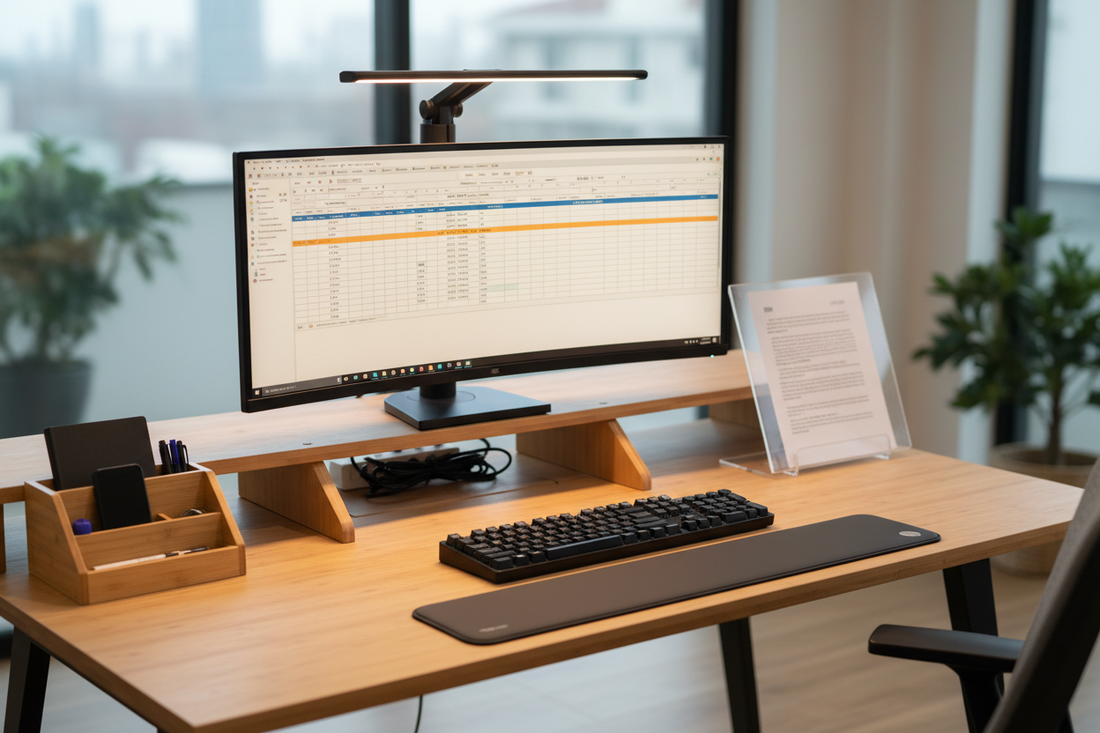 Desk Setup for Long Work Hours