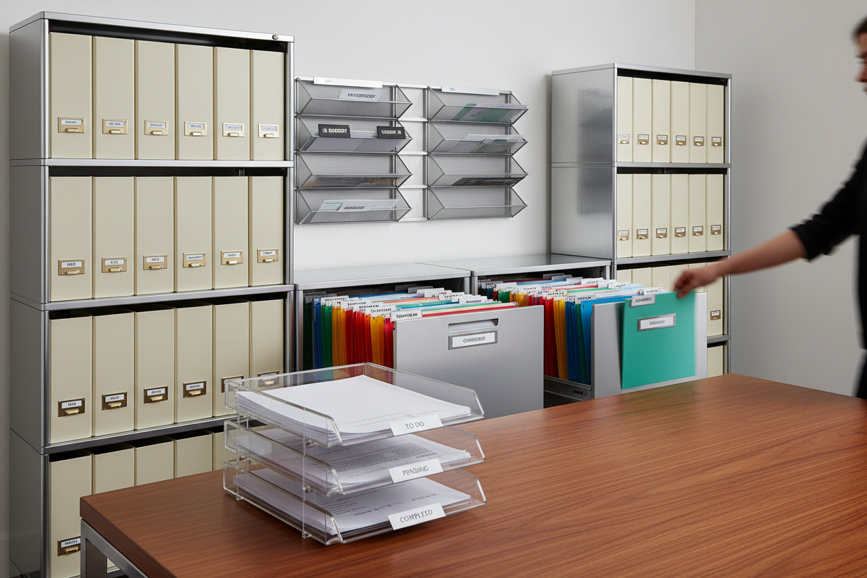 Office Filing Systems That Reduce Daily Friction