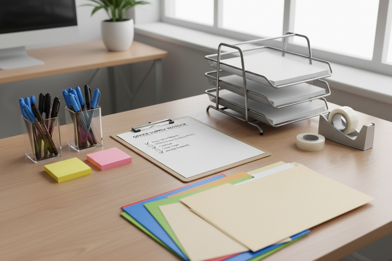 Monthly Office Restock Checklist for Busy Teams