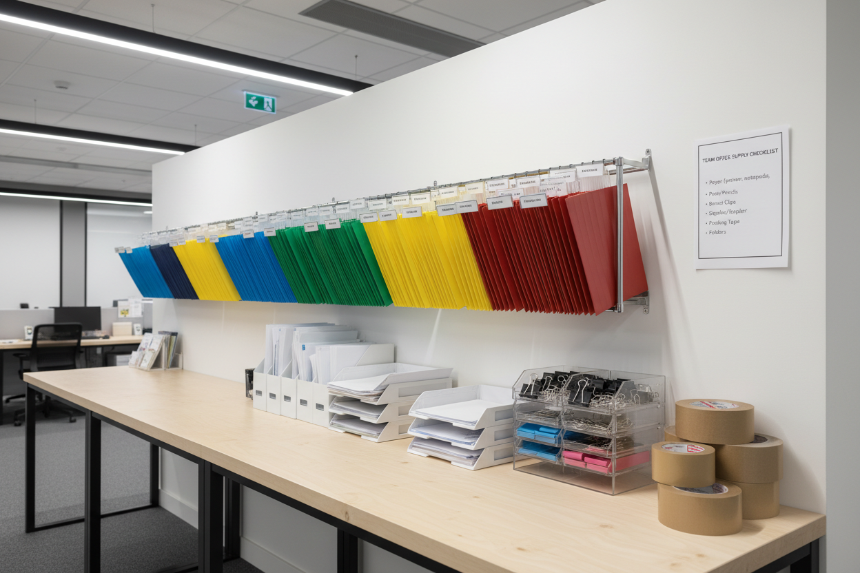 Office Supply Checklist for Teams