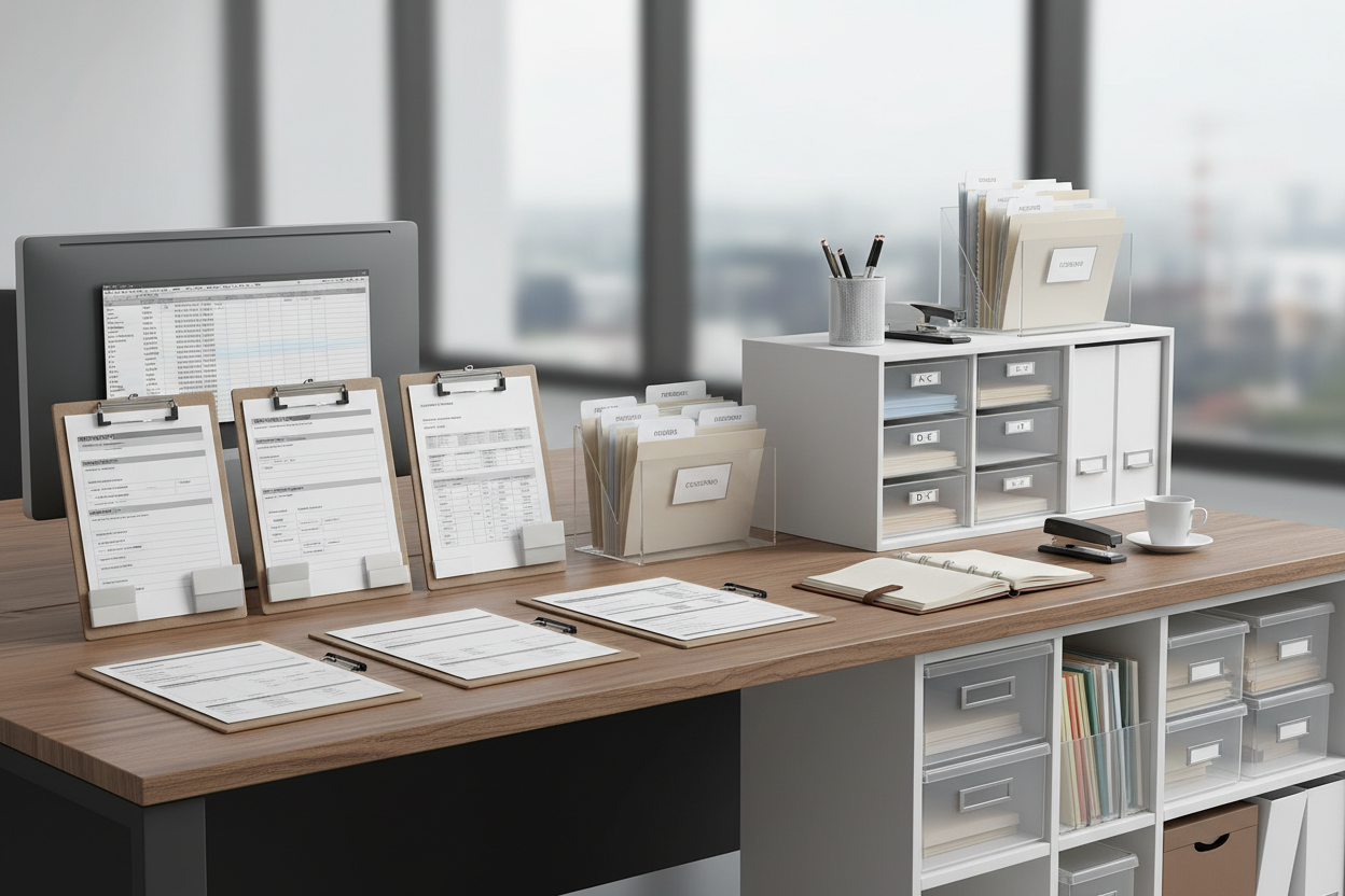 How to Organize Paper, Forms, and Frequently Used Documents