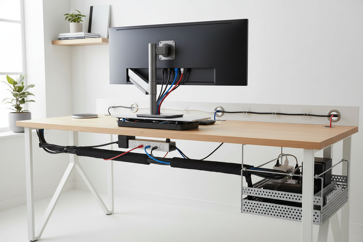 Wiring & Connecting Essentials for Organized Workspaces