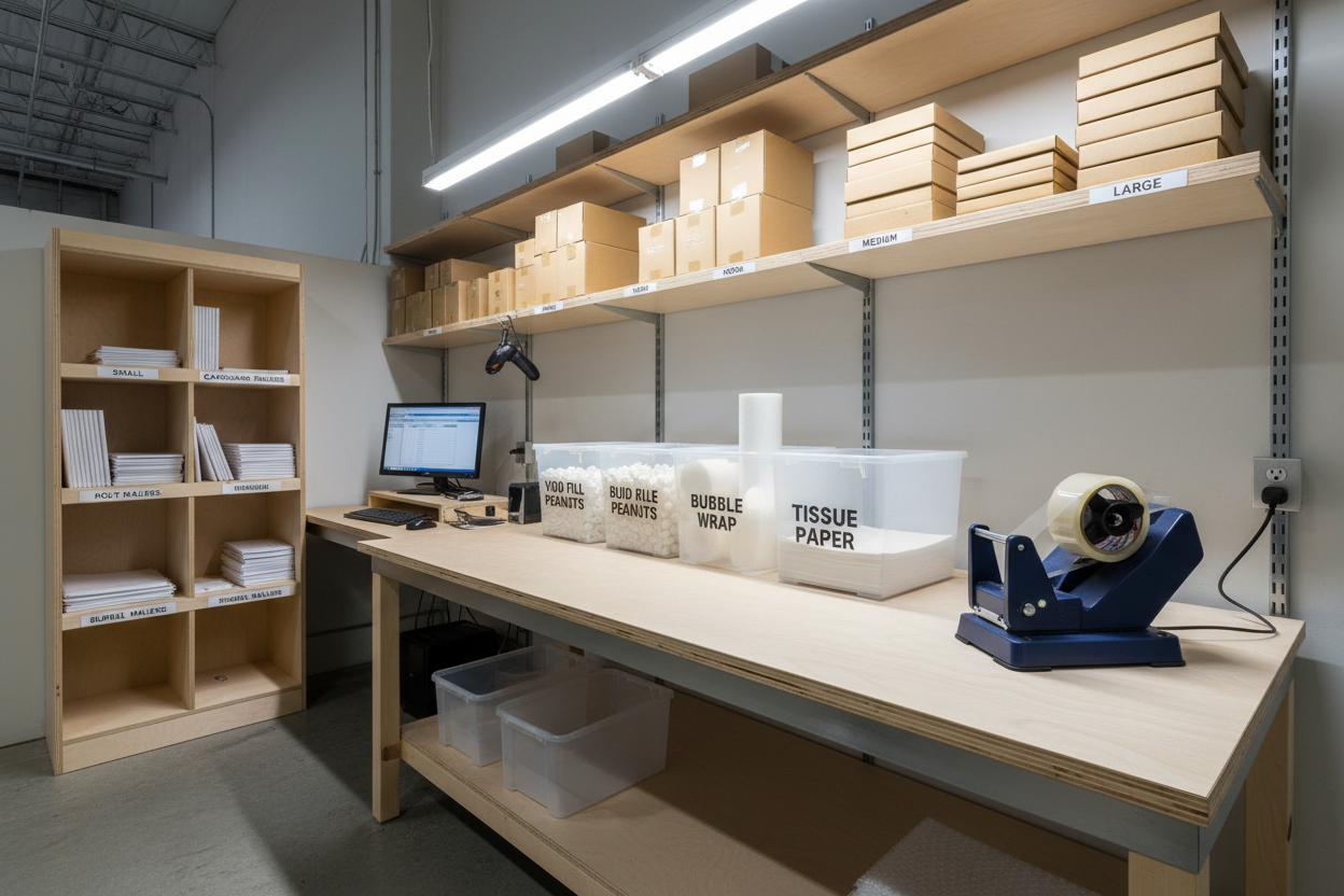 How to Organize Packing Materials for Faster Fulfillment