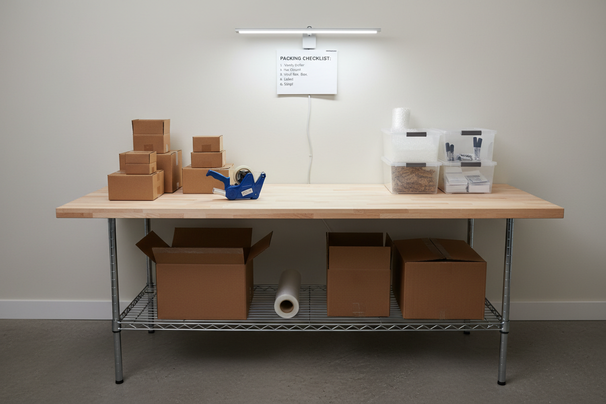 Packing Station Setup Under $200