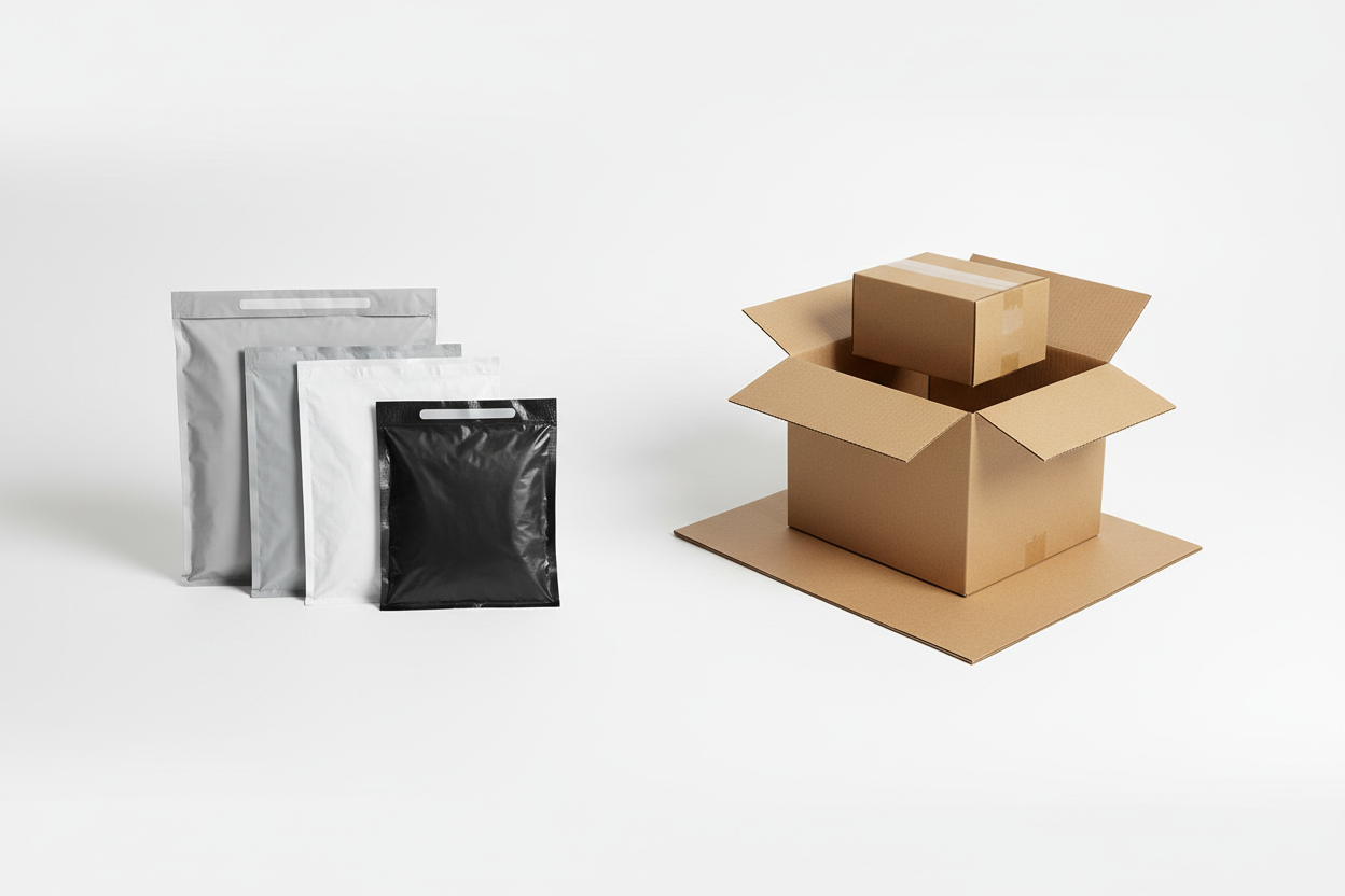 Poly Bags vs Corrugated Boxes: When to Use Each