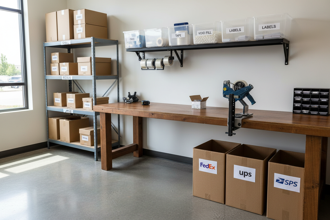 Packing Supply Organization Tips for Small Warehouses