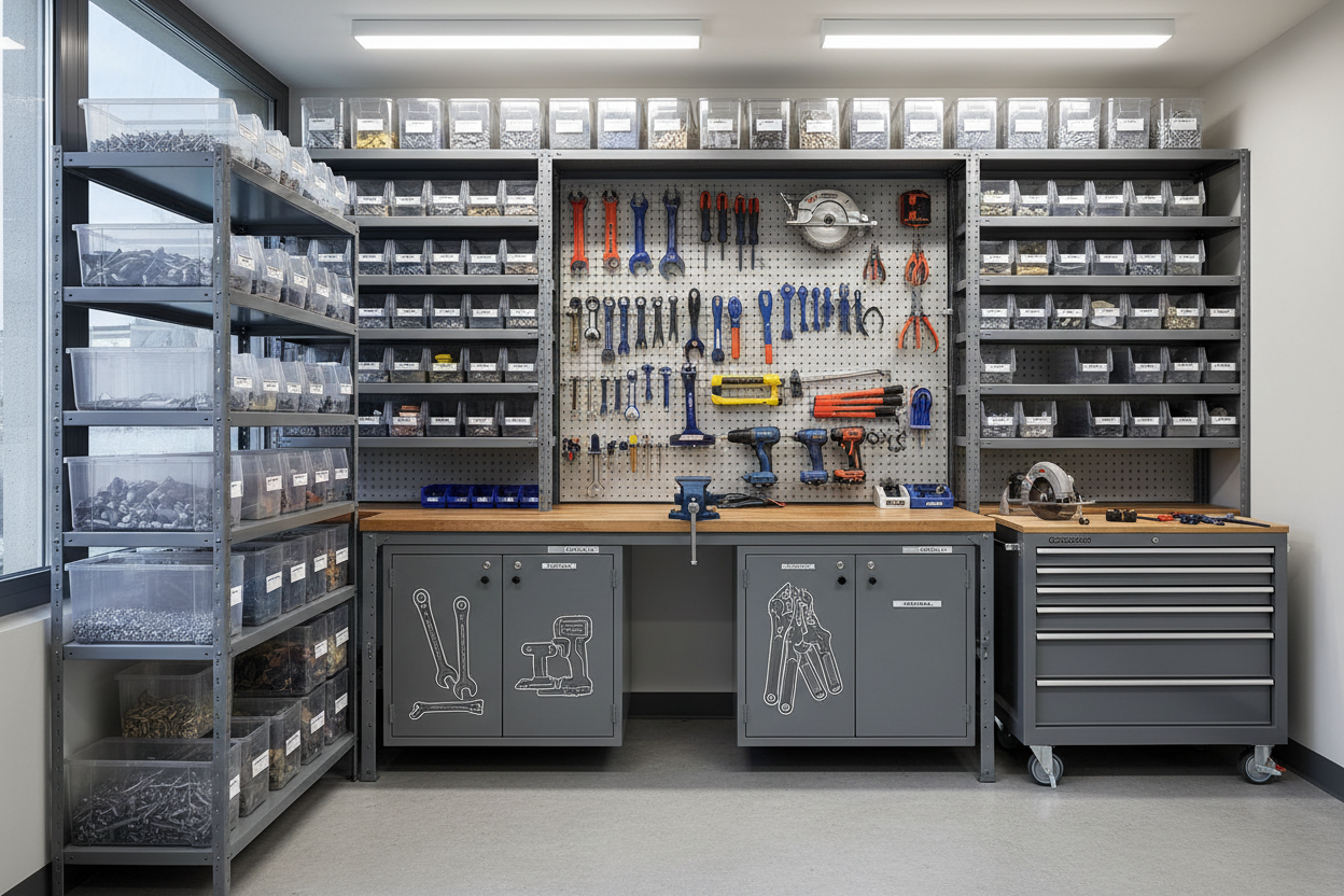Tool Organizer Ideas for Maintenance Rooms and Work Areas