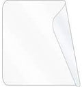 United Ad Label Unishield Labels, 1-1/2" x 2-1/2", Permanent Synthetic Label, Clear, One Roll of 590 Labels