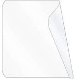 United Ad Label Unishield Labels, 1-1/2" x 2-1/2", Permanent Synthetic Label, Clear, One Roll of 590 Labels