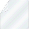 United Ad Label Unishield Labels, 4" x 4", Permanent Synthetic Label, Clear, One Roll of 240 Labels