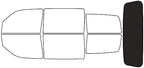 Rvinyl Window Tint Kit Compatible with Dodge Nitro 2007-2011 - Rear Windshield Precut Kit - 20%