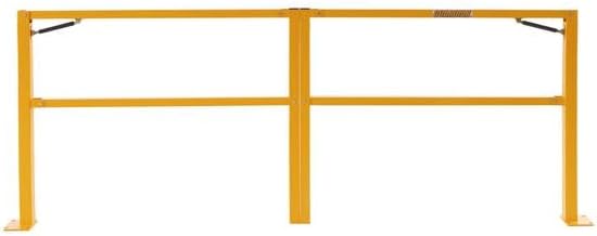 10' W Guardian Door Dock Gate for Loading Bay Fall Hazard Protection, Counterbalanced, Folding Design