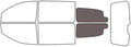 Rvinyl Window Tint Kit Compatible with Dodge Grand Caravan 2008-2020 - Cargo Precut Kit - 35%