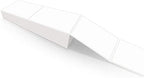 Gemo 4x6 inch Thermal Labels, Pack of 6000, 2 Stacks Fanfold, White Perforated, Permanent-Adhesive, Compatible with Zebra, Elton, UPS