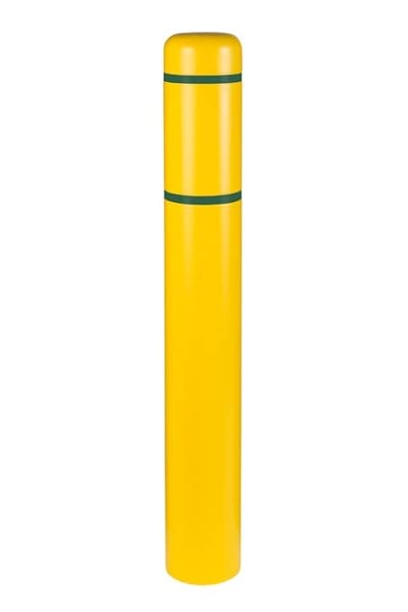 Innoplast BollardGard 7" x 52" Bollard Cover Yellow (Yellow Green Tape)