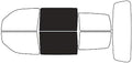 Rvinyl Window Tint Kit Compatible with Dodge Nitro 2007-2011 - Back Precut Kit - 20%