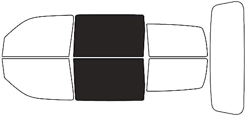 Rvinyl Window Tint Kit Compatible with Dodge Nitro 2007-2011 - Back Precut Kit - 20%