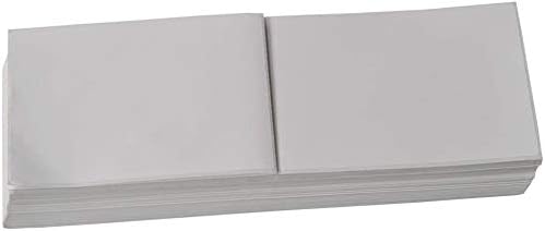 Gemo 4x6 inch Thermal Labels, Pack of 6000, 2 Stacks Fanfold, White Perforated, Permanent-Adhesive, Compatible with Zebra, Elton, UPS