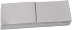 Gemo 4x6 inch Thermal Labels, Pack of 6000, 2 Stacks Fanfold, White Perforated, Permanent-Adhesive, Compatible with Zebra, Elton, UPS