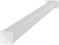 4" x 4" x 7' White Aluminum Post Kit – Concrete Mount, Powder-Coated, Easy Install Deck Railing & Fence Support for Patio, Yard & Garden Projects