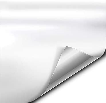 VViViD+ Satin Finish Premium Adhesive Vinyl Wrap Film (6ft x 5ft (White))