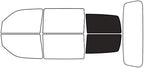 Rvinyl Window Tint Kit Compatible with Dodge Nitro 2007-2011 - Black 20% - Single Ply No Bubble Film - Do it Yourself Vehicle Cargo Precut Kit
