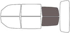 Rvinyl Window Tint Kit Compatible with Dodge Nitro 2007-2011 - Cargo - 35%