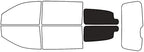 Rvinyl Window Tint Kit Compatible with Dodge Grand Caravan 2008-2020 - Cargo Precut Kit - 20%