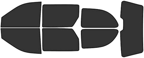 Rvinyl Window Tint Kit Compatible with Dodge Caravan 2001-2007 - Black 20% - Single Ply No Bubble Film - Do it Yourself Vehicle Complete Precut Kit