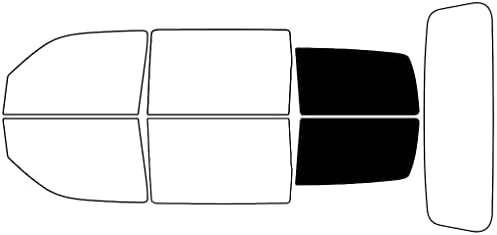 Rvinyl Window Tint Kit Compatible with Dodge Nitro 2007-2011 - Cargo - 5%