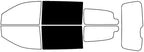 Rvinyl Window Tint Kit Compatible with Dodge Grand Caravan 2008-2020 - Black 5% - Single Ply No Bubble Film - Do it Yourself Vehicle Back Precut Kit