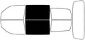 Rvinyl Window Tint Kit Compatible with Dodge Nitro 2007-2011 - Back Precut Kit - 5%