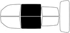 Rvinyl Window Tint Kit Compatible with Dodge Nitro 2007-2011 - Back Precut Kit - 5%