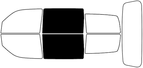 Rvinyl Window Tint Kit Compatible with Dodge Nitro 2007-2011 - Back Precut Kit - 5%