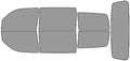 Rvinyl Window Tint Kit Compatible with Dodge Nitro 2007-2011 - Complete Precut Kit - 50%