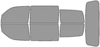 Rvinyl Window Tint Kit Compatible with Dodge Nitro 2007-2011 - Complete Precut Kit - 50%