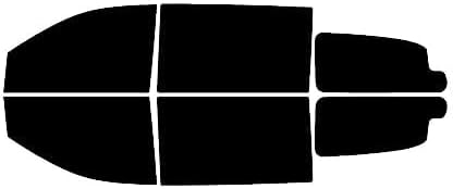 Rvinyl Window Tint Kit Compatible with Dodge Grand Caravan 2008-2020 - Black 5% - Single Ply No Bubble Film - Do it Yourself Vehicle Complete Precut Kit