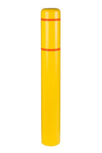 Innoplast BollardGard 7" x 52" Bollard Cover Yellow (Yellow Orange Tape)