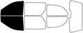 Rvinyl Window Tint Kit Compatible with Dodge Caravan 2001-2007 - Black 5% - Single Ply No Bubble Film - Do it Yourself Vehicle Front Precut Kit