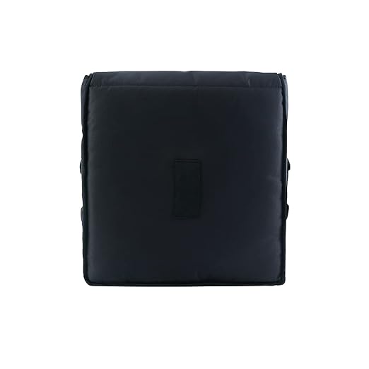 Insulated Food Delivery Bag Pizza Delivery Bags Professional Pizza Warmer Carrier Bags Moisture Free for Three 16" Pizza (PB03-0016-Black)