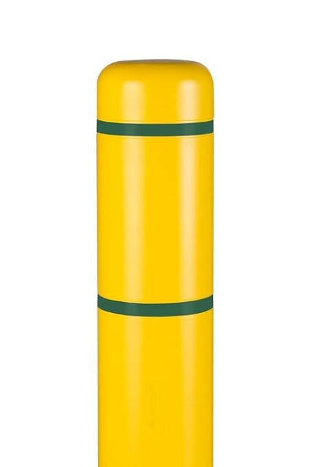 Innoplast BollardGard 7" x 52" Bollard Cover Yellow (Yellow Green Tape)