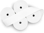 ATM Thermal Paper Rolls - 3 1/8" x 815' Heavy, 8 Rolls (1 Case), Biodegradable, Glossy, White, A5, 8000 Sheets, 70gsm